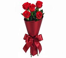 Букет 5 Красных роз Эдлесс Лав в Симбухово