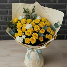 Букет цветов из:  Розы #REPLACE_PRED# Симбухово