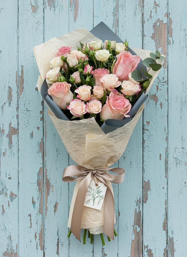 Букет цветов из: Розы в Симбухово