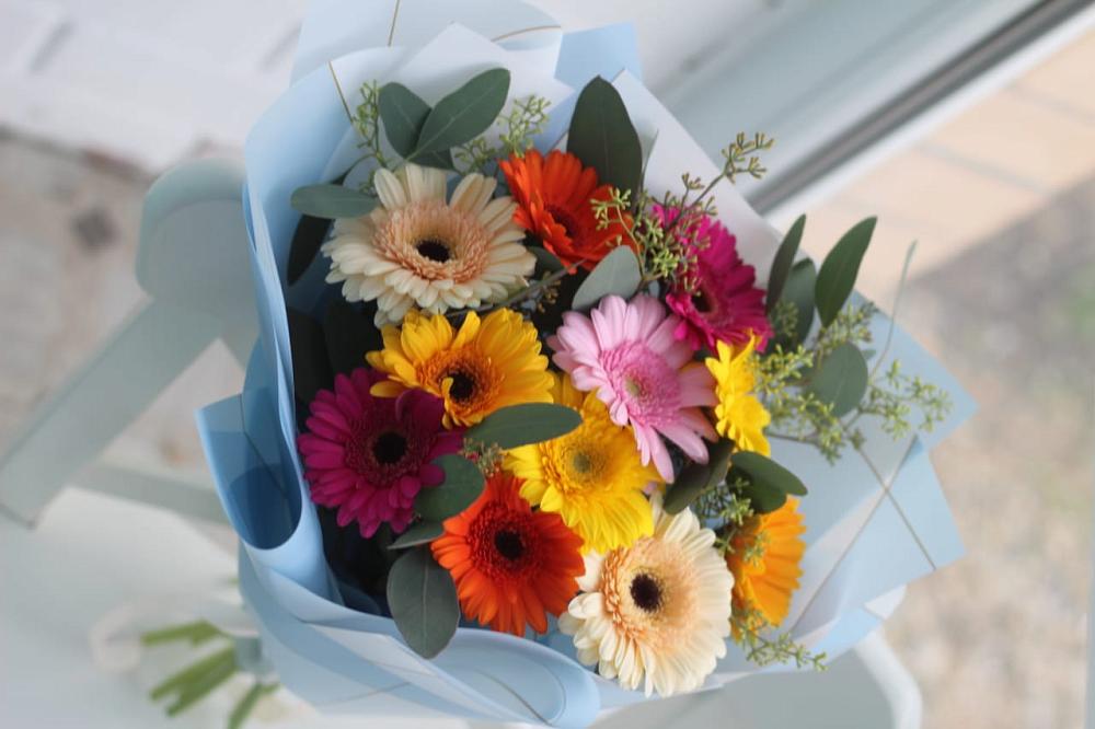 Букет цветов из: Герберы в Симбухово