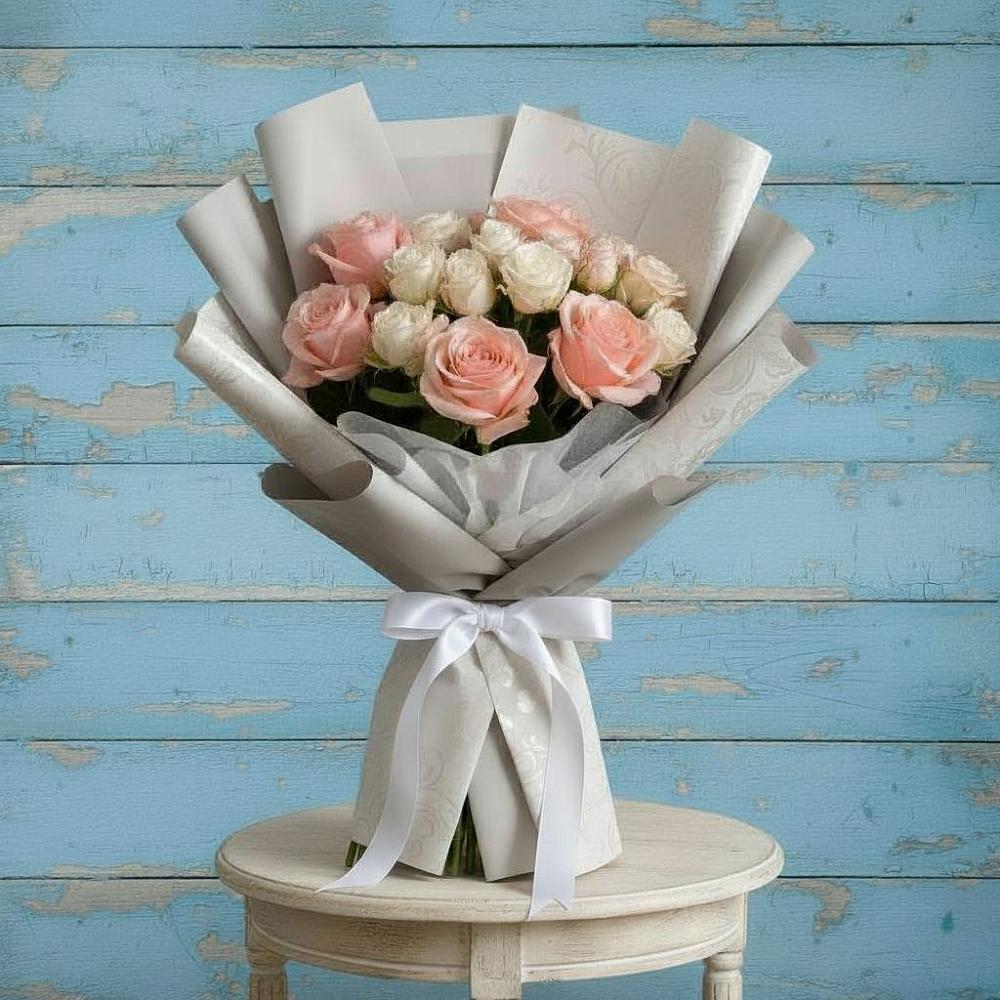 Букет цветов из: Розы в Симбухово