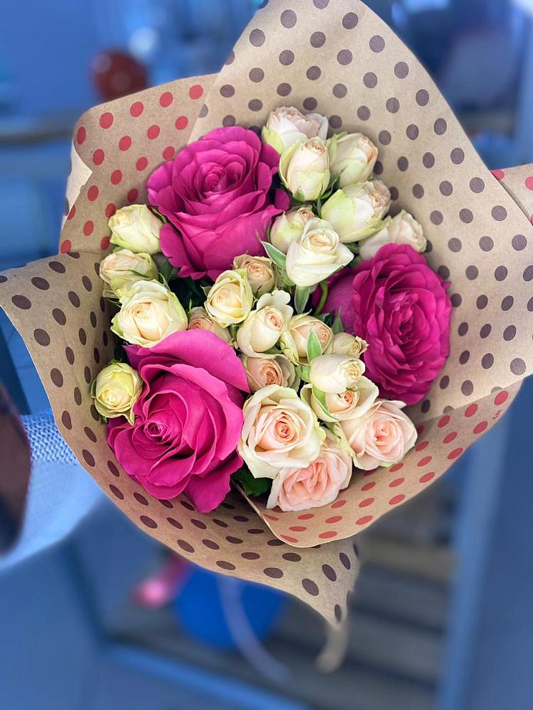 Букет цветов из: Розы в Симбухово