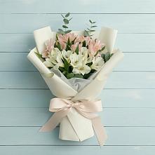 Букет цветов из:  Альстромерии в Симбухово
