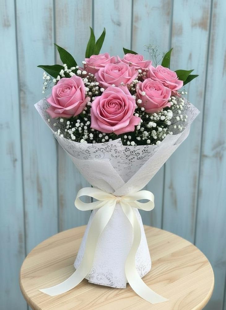 Букет цветов из: Розы в Симбухово