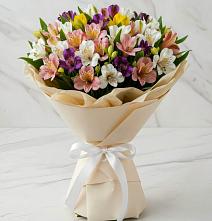 Букет цветов из:  Альстромерии в Симбухово