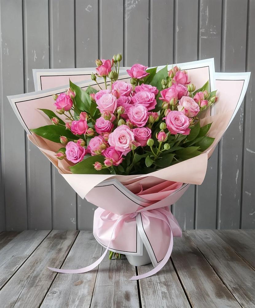 Букет Розовый кустик в Симбухово