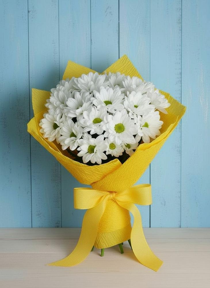 Букет цветов из: Хризантемы в Симбухово