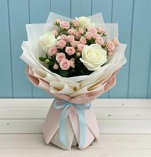 Букет цветов из:  Розы в Симбухово