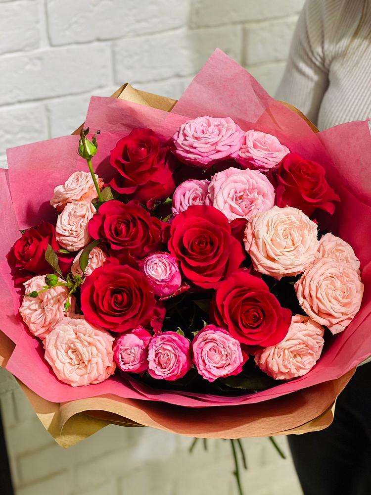 Букет цветов из: Розы в Симбухово