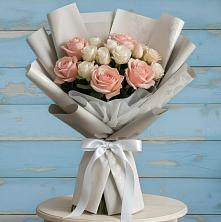 Букет цветов из:  Розы в Симбухово