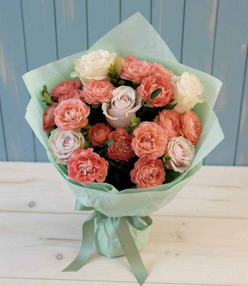 Букет цветов из: Розы в Симбухово