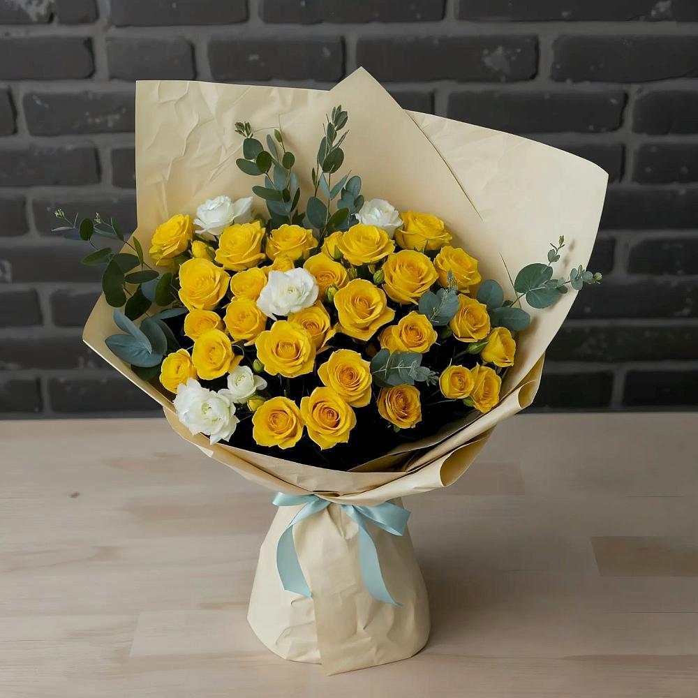 Букет цветов из: Розы в Симбухово