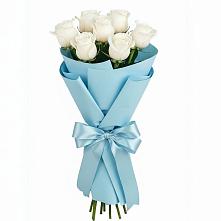 Букет 7 белых роз Проуд #REPLACE_PRED# Симбухово