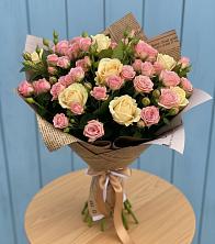 Букет цветов из:  Розы в Симбухово