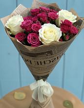 Букет цветов из:  Розы в Симбухово