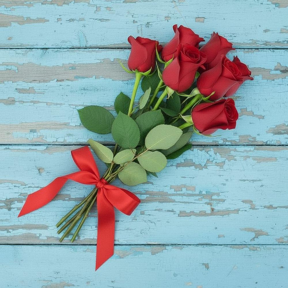 Букет Красные розы в Симбухово