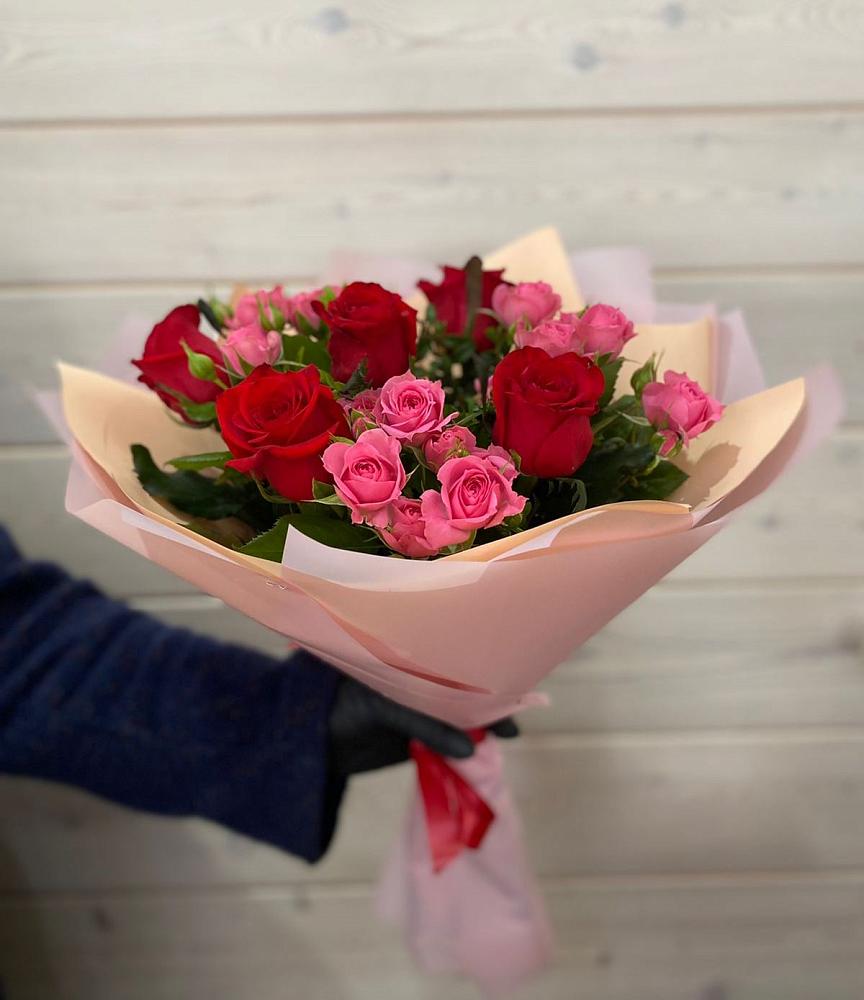 Букет цветов из: Розы в Симбухово