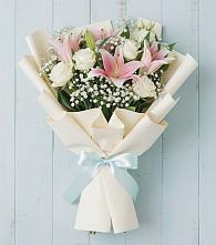 Букет цветов из:  Лилии в Симбухово